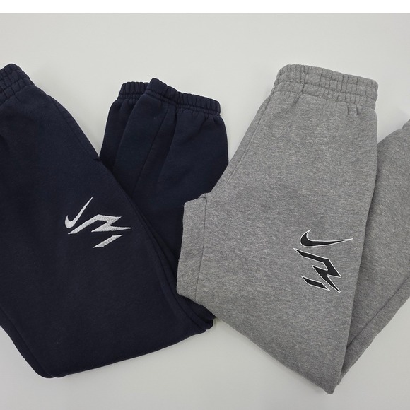 Nike Other - NIKE 3 BRAND JOGGER SWEATPANTS YOUTH SMALL BUNDLE OF 2 RUSSELL WILSON GRAY BLUE